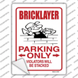 Brick Layer Only Novelty Rectangle Sticker Decal