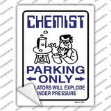 Chemist Only Novelty Rectangle Sticker Decal