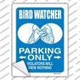 Bird Watcher Only Novelty Rectangle Sticker Decal