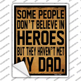 Heroes Novelty Rectangle Sticker Decal