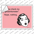 Let me check my givashitometer Novelty Rectangle Sticker Decal