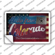 Hello From Colorado Novelty Postcard Sticker Decals