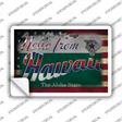 Hello From Hawaii Novelty Postcard Sticker Decals