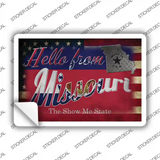 Hello From Missouri Novelty Postcard Sticker Decals