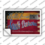 Hello From South Dakota Novelty Postcard Sticker Decals