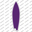 Purple Solid Novelty Surfboard Sticker Decal