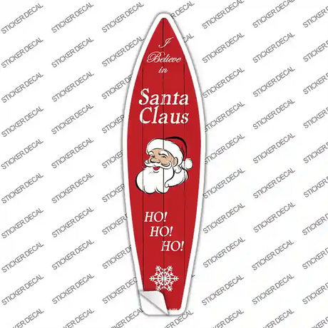 Santa Claus Novelty Surfboard Sticker Decal