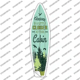Heaven is Closer Novelty Surfboard Sticker Decal