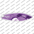 Surf Like A Girl Novelty Surfboard Sticker Decal