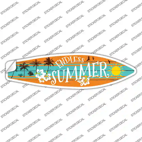 Endless Summer Novelty Surfboard Sticker Decal