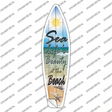 Beach Sea Life Novelty Surfboard Sticker Decal