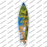 Day In Paradise Novelty Surfboard Sticker Decal