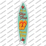 Flip Flop Day Novelty Surfboard Sticker Decal