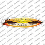 Enjoy The Sunshine Novelty Surfboard Sticker Decal