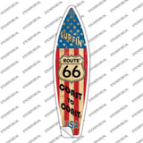 Route 66 Surfing USA Novelty Surfboard Sticker Decal