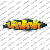 Tiki Novelty Surfboard Sticker Decal