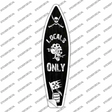 Locals Only Novelty Surfboard Sticker Decal