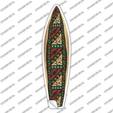 Tribal Novelty Surfboard Sticker Decal