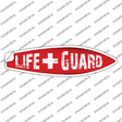 Life Guard Novelty Surfboard Sticker Decal