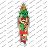Hula Bar Novelty Surfboard Sticker Decal