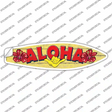 Aloha Novelty Surfboard Sticker Decal