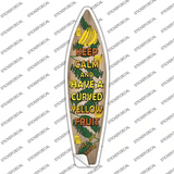 Keep Calm Novelty Surfboard Sticker Decal