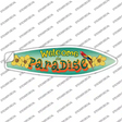 Welcome To Paradise Novelty Surfboard Sticker Decal