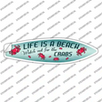 Watch Out For Crabs Novelty Surfboard Sticker Decal