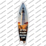 All Who Wander Not Lost Novelty Surfboard Sticker Decal