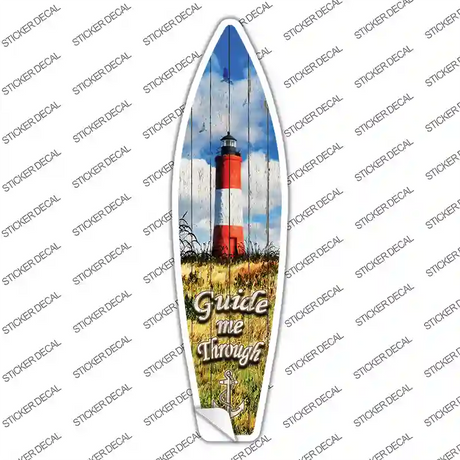 Guide Me Through Novelty Surfboard Sticker Decal