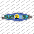 Beach Bum Novelty Novelty Surfboard Sticker Decal