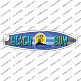 Beach Bum Novelty Novelty Surfboard Sticker Decal