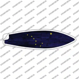 Alaska State Flag Novelty Surfboard Sticker Decal