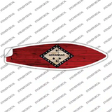 Arkansas State Flag Novelty Surfboard Sticker Decal