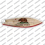 California State Flag Novelty Surfboard Sticker Decal