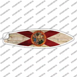 Florida State Flag Novelty Surfboard Sticker Decal
