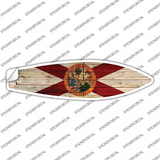 Florida State Flag Novelty Surfboard Sticker Decal