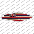 Hawaii State Flag Novelty Surfboard Sticker Decal