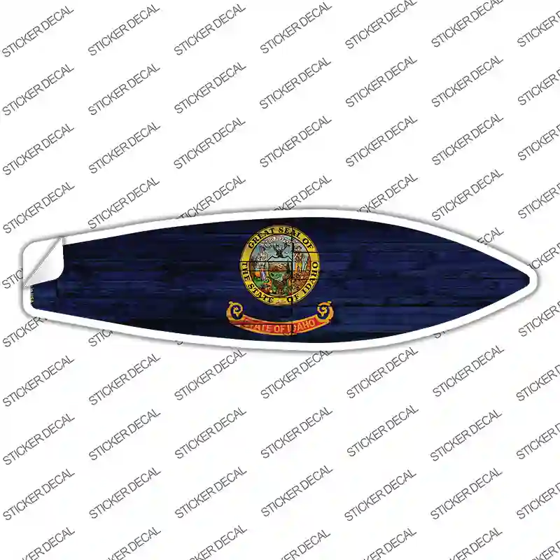 Idaho State Flag Novelty Surfboard Sticker Decal