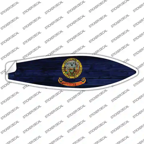 Idaho State Flag Novelty Surfboard Sticker Decal