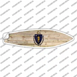 Massachusetts State Flag Novelty Surfboard Sticker Decal
