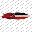 Mississippi State Flag Novelty Surfboard Sticker Decal