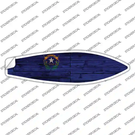 Nevada State Flag Novelty Surfboard Sticker Decal