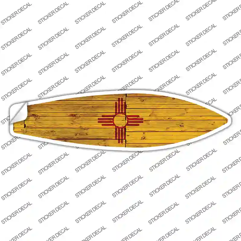 New Mexico State Flag Novelty Surfboard Sticker Decal