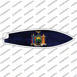 New York State Flag Novelty Surfboard Sticker Decal