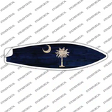 South Carolina State Flag Novelty Surfboard Sticker Decal