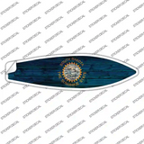 South Dakota State Flag Novelty Surfboard Sticker Decal