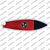 Tennessee State Flag Novelty Surfboard Sticker Decal