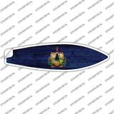 Vermont State Flag Novelty Surfboard Sticker Decal