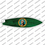 Washington State Flag Novelty Surfboard Sticker Decal